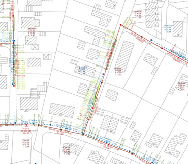 Aufstellung SW_Kanalkataster_Fortschreibung RW-/SW-Kanalisation Stadt Achim- IDN Referenz