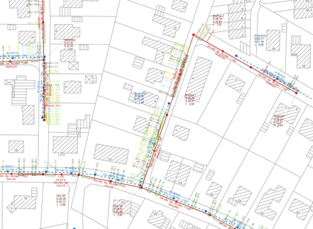 Aufstellung SW_Kanalkataster_Fortschreibung RW-/SW-Kanalisation Stadt Achim- IDN Referenz